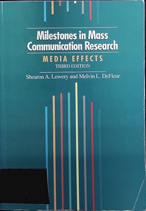 Imagen del vendedor de Milestones in mass communication research. Media effects. a la venta por Antiquariat Bookfarm