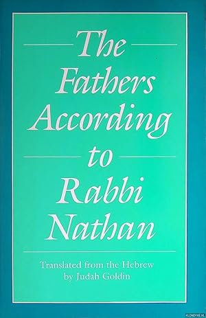 Seller image for The Fathers According to Rabbi Nathan for sale by Klondyke