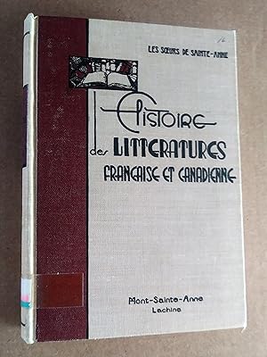 Seller image for Histoire des littratures franaise et canadienne, dition refondue et mise  jour for sale by Livresse