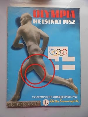 2 Hefte Olympia Helsinki 1952 XV. Olympische Sommerspiele