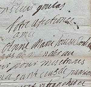 Bild des Verkufers fr Touchante lettre de la duchesse de Montpensier voquant son "papa", Gaston d'Orlans zum Verkauf von Traces Ecrites