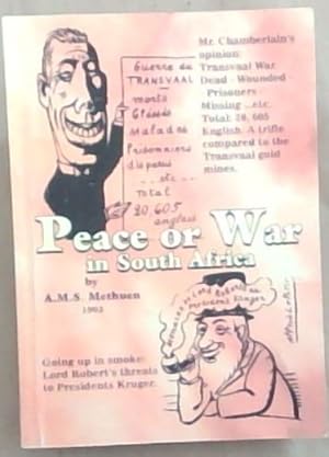 Bild des Verkufers fr Peace or War in South Africa zum Verkauf von Chapter 1