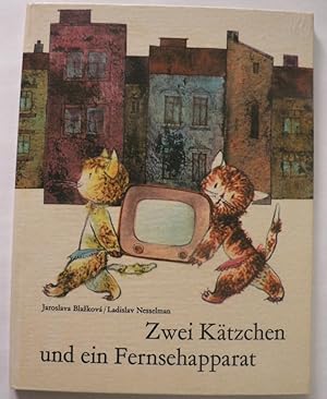 Bild des Verkufers fr Zwei Ktzchen und ein Fernsehapparat zum Verkauf von Antiquariat UPP