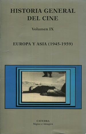 Imagen del vendedor de Historia general del cine. Volumen IX (9). Europa y Asia (1945- 1959) a la venta por Rincn de Lectura