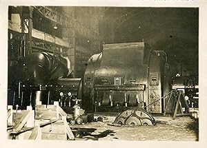 "Incendie à la Centrale électrique d'ISSY les MOULINEAUX 1931" Photo de presse originale G. DEVRE...