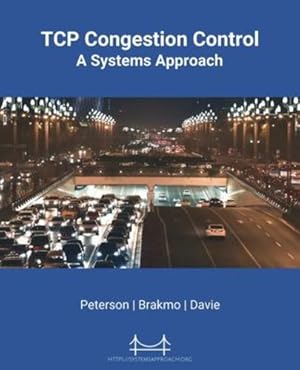 Imagen del vendedor de TCP Congestion Control: A Systems Approach by Peterson, Larry L, Brakmo, Lawrence, Davie, Bruce S [Paperback ] a la venta por booksXpress