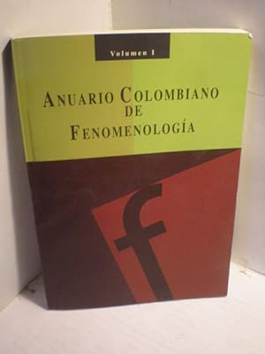 Imagen del vendedor de Anuario Colombiano de Fenomenologa. Volumen I a la venta por Librera Antonio Azorn