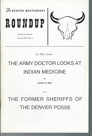 Immagine del venditore per The Denver Westerners Monthly Roundup (Sep/Oct 1977, Vol. XXXIII No.5) venduto da MyLibraryMarket