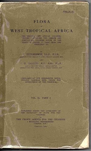 Flora of West Tropical Africa. Vol. II Part 2