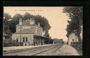 Ansichtskarte Blèrè-Lacroix, La Gare