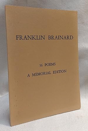 Imagen del vendedor de 36 Poems: A Memorial Edition (Uzzano No. 3, Fall 1976) a la venta por Book House in Dinkytown, IOBA