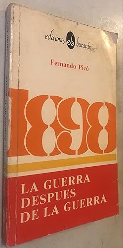 Bild des Verkufers fr 1898--la guerra despue?s de la guerra (Coleccio?n Semilla) (Spanish Edition) zum Verkauf von Once Upon A Time