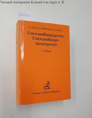 Image du vendeur pour Umwandlungsgesetz - Umwandlungssteuergesetz : mis en vente par Versand-Antiquariat Konrad von Agris e.K.