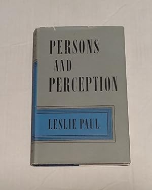 Persons and Perception 1st Edition