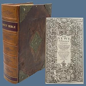 Bild des Verkufers fr The Holy Bible: containing the Old Testament, and the New. Newly translated out of the originall Tongues: And with the former Translations diligently compared and revised, by his Majesties Speciall commandement. zum Verkauf von Dungeness Books, ABAA