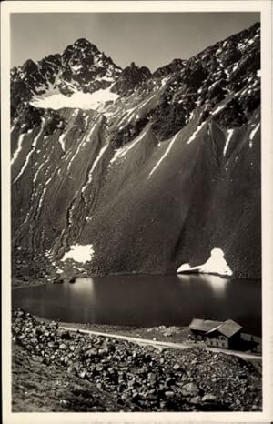 Bild des Verkufers fr Ansichtskarte / Postkarte Zernez Kt. Graubnden Schweiz, Flela Hospiz, Gebude, See, Berg zum Verkauf von akpool GmbH