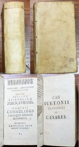 Vortitel: Suetoni Transquilli historiam.atque commentatus .Daniel Hartnaccius. (Caji Suetonii Tra...