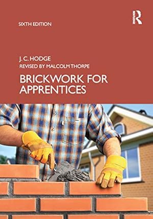 Imagen del vendedor de Brickwork for Apprentices by Hodge, J.C., Thorpe, Malcolm [Paperback ] a la venta por booksXpress