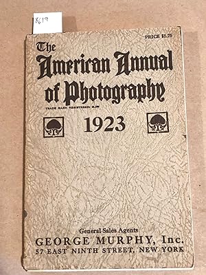Seller image for The American Annual of Photography for 1923 for sale by Carydale Books