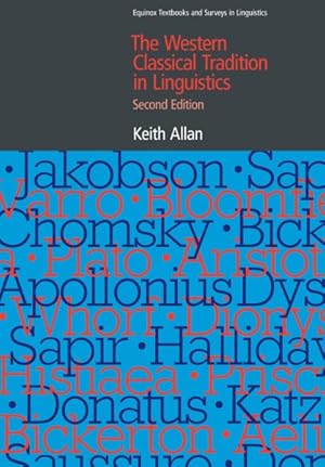 Seller image for Western Classical Tradition in Linguistics for sale by GreatBookPrices