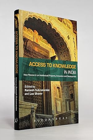 Image du vendeur pour Access to Knowledge in India: New Research on Intellectual Property, Innovation and Development mis en vente par George Longden