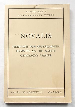 Immagine del venditore per Heinrich Von Ofterdingen, Hymnen An Die Nacht, Geistliche Lieder venduto da Transformer
