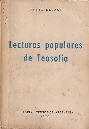 Seller image for Lecturas populares de Teosofa for sale by TU LIBRO DE OCASION