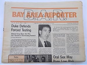 Bay Area Reporter B.A.R. (Vol. XVI No. 16, April 17, 1986) Gay Newspaper