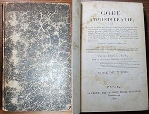 Code Administratif, Code Administratif, de L'Administration Tome Deuxieme D.-E.