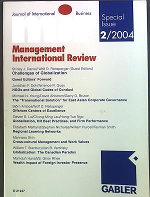 Seller image for Challenges of Globalization: in - Management and International Review, Special Issue 2/2004 for sale by books4less (Versandantiquariat Petra Gros GmbH & Co. KG)