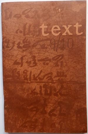 Seller image for Text 9/10 for sale by Mare Booksellers ABAA, IOBA