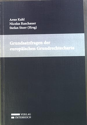 Immagine del venditore per Grundsatzfragen der europischen Grundrechtecharta. venduto da books4less (Versandantiquariat Petra Gros GmbH & Co. KG)