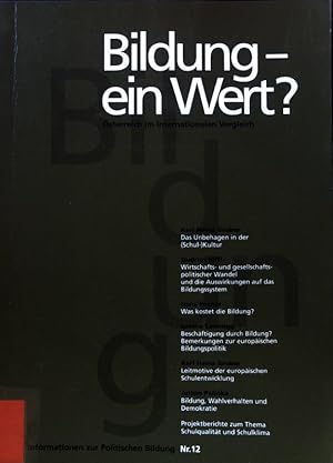 Bild des Verkufers fr Bildung - ein Wert? : sterreich im internationalen Vergleich. Informationen zur politischen Bildung ; Nr. 12 zum Verkauf von books4less (Versandantiquariat Petra Gros GmbH & Co. KG)