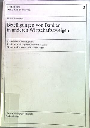 Bild des Verkufers fr Beteiligungen von Banken in anderen Wirtschaftszweigen. zum Verkauf von books4less (Versandantiquariat Petra Gros GmbH & Co. KG)