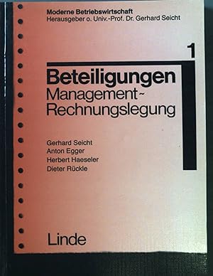 Seller image for Beteiligungen : Management, Rechnungslegung. Moderne Betriebswirtschaft ; Bd. 1 for sale by books4less (Versandantiquariat Petra Gros GmbH & Co. KG)