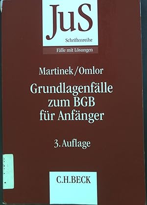 Seller image for Grundlagenflle zum BGB fr Anfnger Flle mit Lsungen. for sale by books4less (Versandantiquariat Petra Gros GmbH & Co. KG)