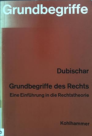 Image du vendeur pour Grundbegriffe des Rechts : Eine Einf. in d. Rechtstheorie. mis en vente par books4less (Versandantiquariat Petra Gros GmbH & Co. KG)