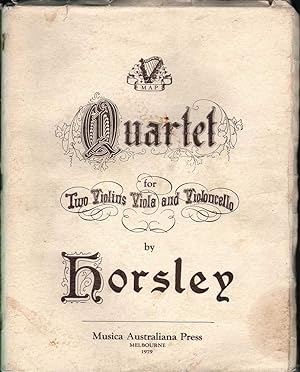 Imagen del vendedor de Quartet for Two Violins and Violincello a la venta por Mr Pickwick's Fine Old Books
