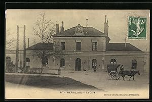 Ansichtskarte Pithiviers, La Gare, Bahnhof