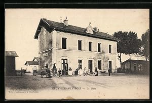 Ansichtskarte Neuville-aux-Bois, La Gare, Bahnhof