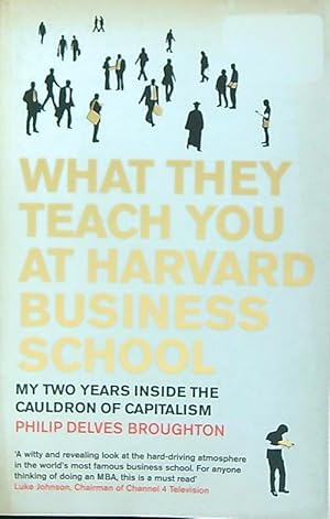 Bild des Verkufers fr What They Teach You at Harvard Business School zum Verkauf von Librodifaccia