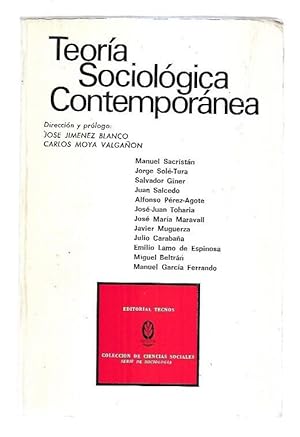 Bild des Verkufers fr TEORIA SOCIOLOGICA CONTEMPORANEA zum Verkauf von Desvn del Libro / Desvan del Libro, SL