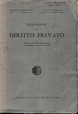 Istituzioni di Diritto Privato