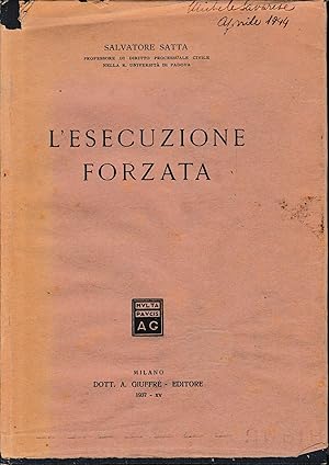 L'esecuzione forzata