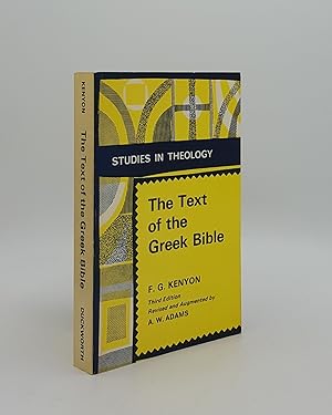Immagine del venditore per THE TEXT OF THE GREEK BIBLE venduto da Rothwell & Dunworth (ABA, ILAB)
