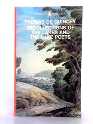 Bild des Verkufers fr Recollections of the Lakes and the Lake Poets zum Verkauf von World of Rare Books