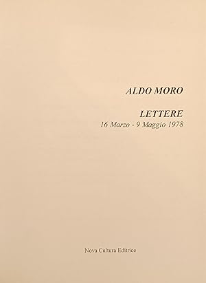 Seller image for LETTERE. 16 MARZO - 9 MAGGIO 1978 for sale by libreria minerva