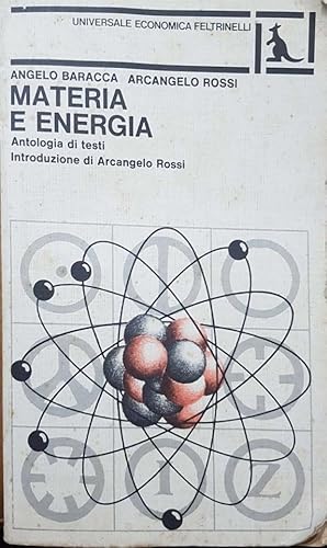 Imagen del vendedor de Materia e energia a la venta por librisaggi