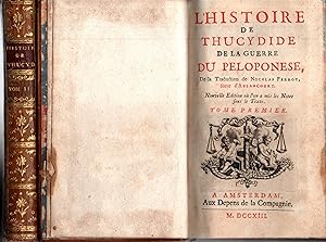 Image du vendeur pour L'Histoire de Thucydide de la guerre du Peloponese-2 volumes- mis en vente par JP Livres