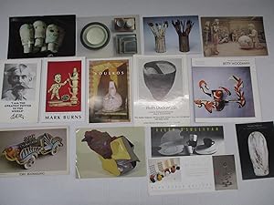 Seller image for Ceramics Ephemera Collection of 1,350 exhibition announcement cards and posters for sale by ANARTIST